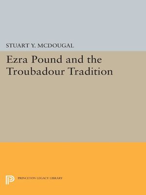 cover image of Ezra Pound and the Troubadour Tradition